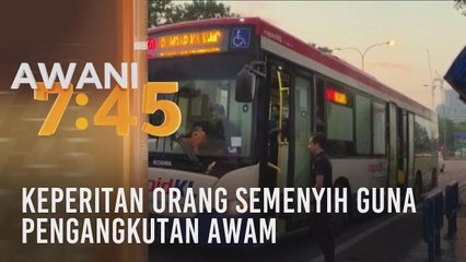 Keperitan orang Semenyih guna pengangkutan awam