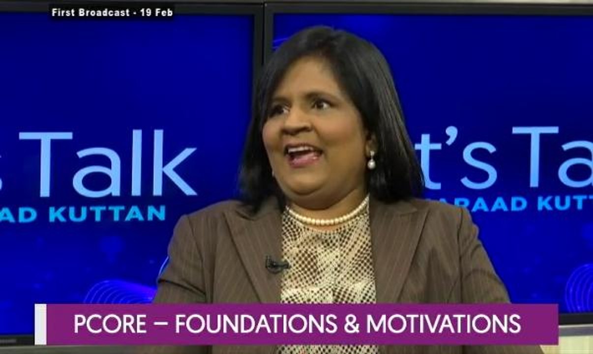 Let's Talk: PCORE - Foundations & Motivations