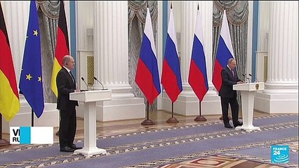 Scholz welcomes Russian withdrawal of some troops from near Ukraine