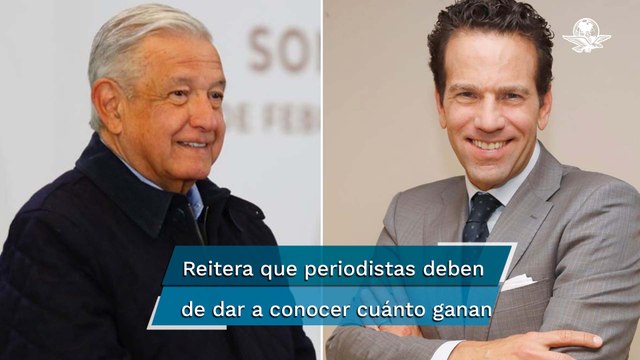 AMLO exhibe carta en la que pide al Inai informar ingresos de Loret de Mola