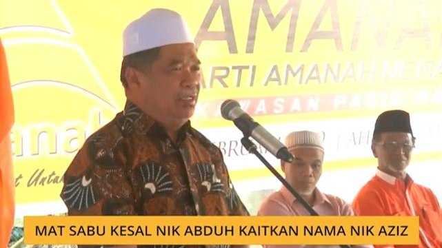 Mat Sabu kesal Nik Abduh kaitkan nama Nik Aziz