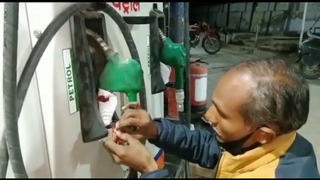 petrol pump churu : ऐसे हो रही थी पेट्रोल पम्प में धोखाधड़ी, 720 एमएल पेट्रोल कम डाला