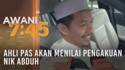 Ahli Pas akan menilai pengakuan Nik Abduh