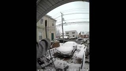 Icy Steps Cause Slip