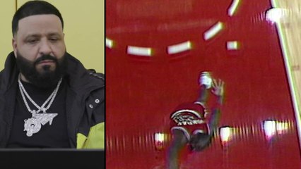 DJ Khaled reacts to Michael Jordan's dunk from the 1988 Dunk Contest