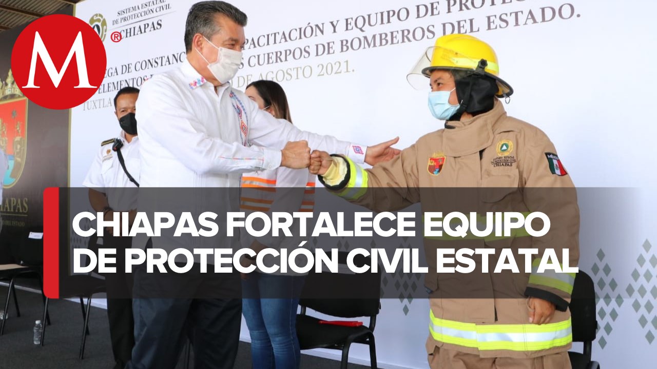 Rutilio Escandón refuerza equipos para equipo de Protección Civil