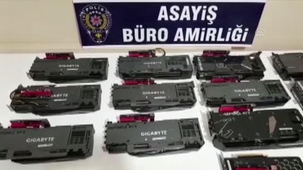 Hatay'da 13 ekran kartı çaldığı iddiasıyla 2 şüpheli yakalandı