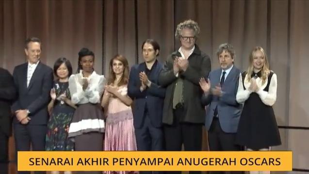 Senarai akhir penyampai Anugerah Oscars