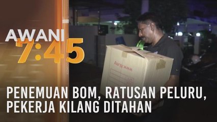 Pekerja kilang ditahan bantu siasatan penemuan bom, ratusan peluru