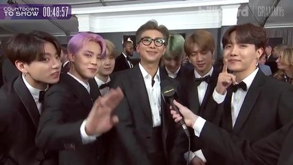 Temu Bual BTS di Karpet Merah Grammy