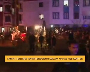 Empat tentera Turki terbunuh dalam nahas helikopter