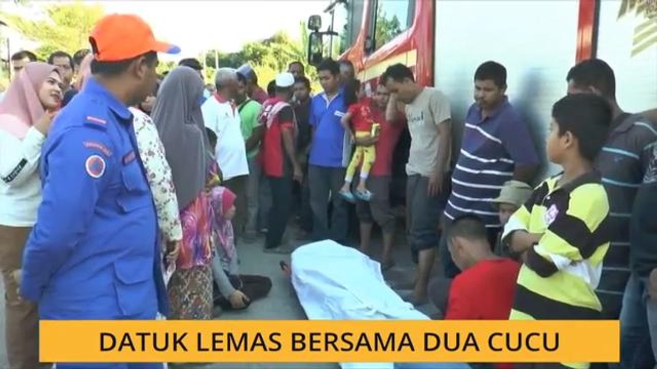 Datuk lemas bersama dua cucu