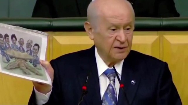 Bahçeli muhalefet zirvesindeki masayı yorumladı: Masa kare olsaydı 4 ayaklı olurdu ama yuvarlak olunca ayak 1, o da gizli ayak; yani HDP