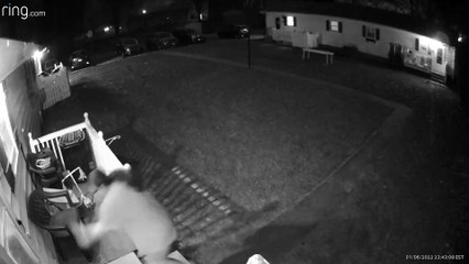 Girl Trips Up Stairs and Falls