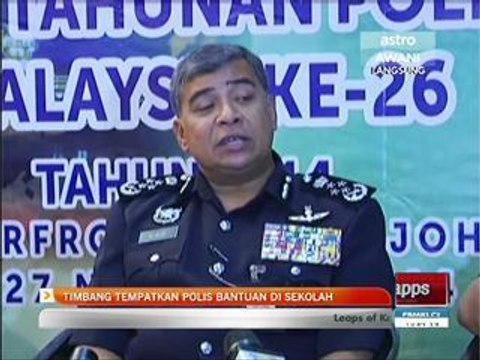 Timbang tempatkan polis bantuan di sekolah