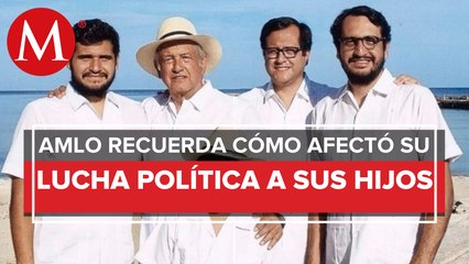 Estoy orgulloso de mis hijos: AMLO pide que se sigan portando bien