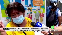 Asegurados de EsSalud expresaron su indignación por privilegios médicos a Karelim López