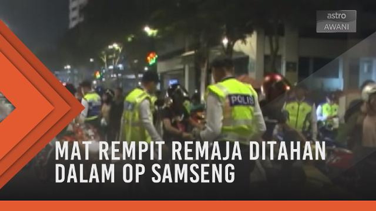 Mat rempit remaja ditahan dalam Op Samseng