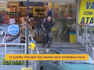 13 suspek terlibat kes dadah mati ditembak polis