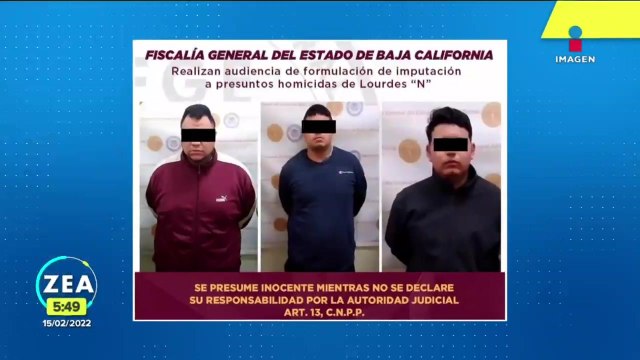 Vinculan a proceso a los presuntos asesinos de Lourdes Maldonado