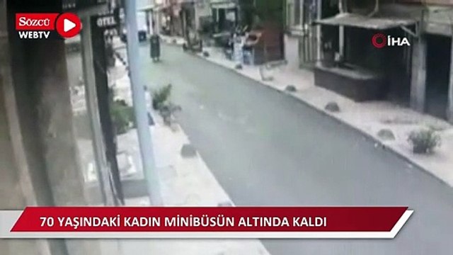Taksim’de dehşet anları kamerada: 70 yaşındaki kadın minibüsün altında kaldı