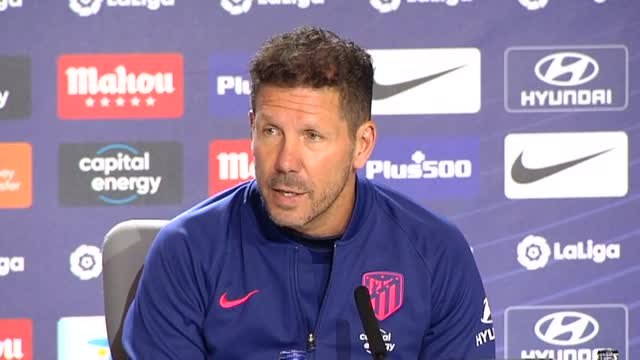 Simeone: Estoy bien, estoy tranquilo. Porque cuando todos se ponen nerviosos yo estoy tranquilo