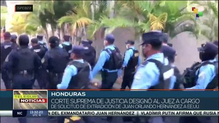 teleSUR 15:30 15-02: Justicia designó juez para extradición de expresidente hondureño