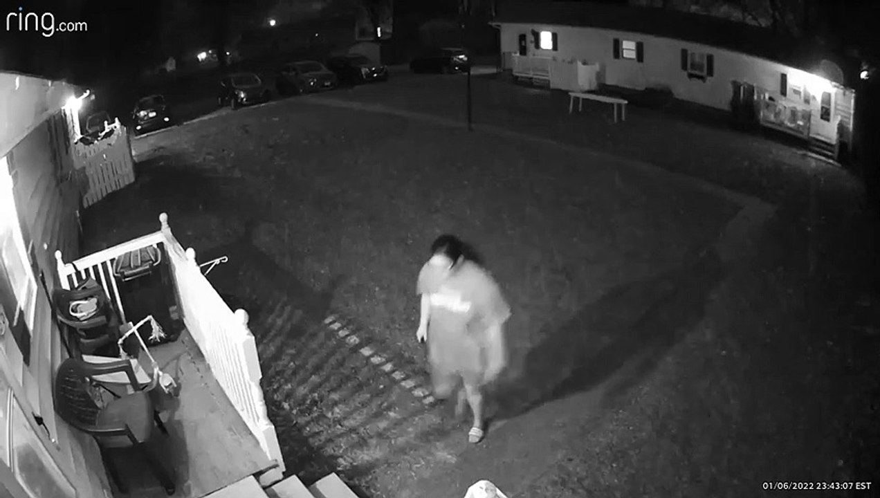 Girl Trips Up Stairs and Falls