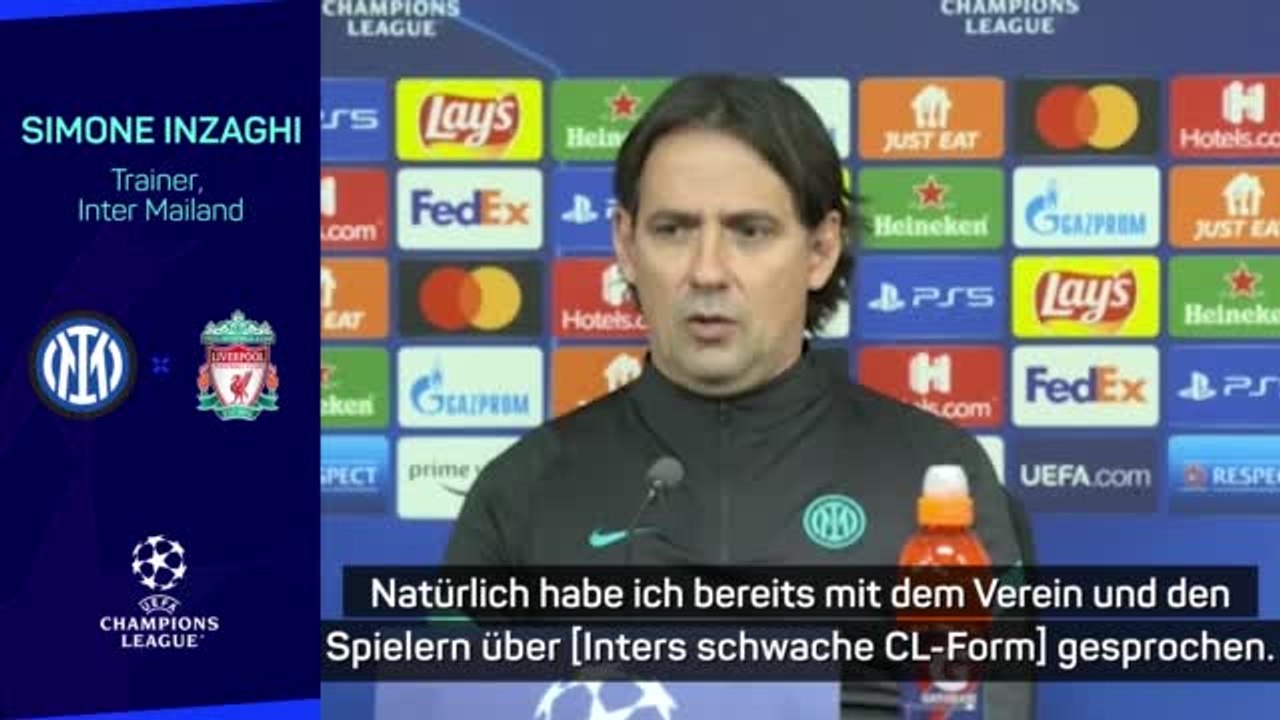 Schlechte CL-Form? Inzaghi: “Denken nicht daran”