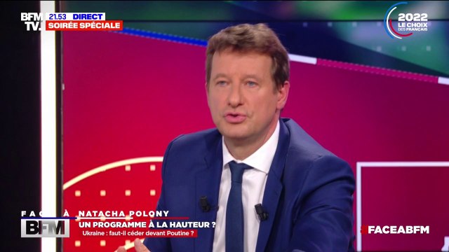Crise ukrainienne: pour Yannick Jadot, l'agresseur, il s'appelle Vladimir Poutine