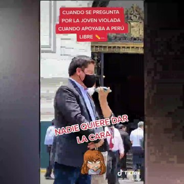 BANCADA DE PERÚ LIBRE HUYE DE CONFERENCIA TRAS PREGUNTA POR JOVEN VIOLADA EN UNO DE SUS LOCALES