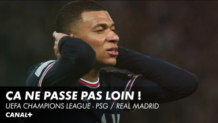 L'ouverture du score était si proche pour Mbappé ! - UEFA Champions League - PSG / Real Madrid