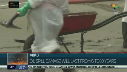 Peru: Oil spill damage will last from 6 to 10 years