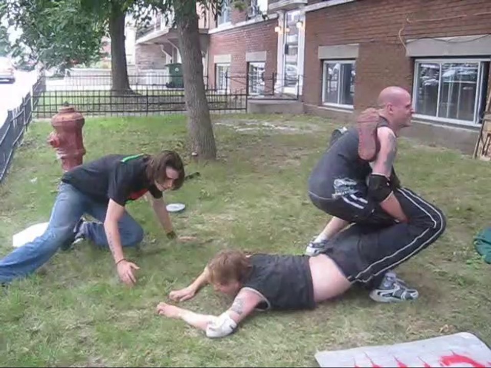 Try-Out Match - Nick Young VS Swede Savard - CHW Backyard Wrestling