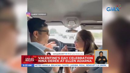 Valentine's Day celebration nina Derek at Ellen Adarna | UB