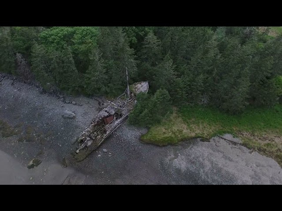 Nova Scotia Shipwreck Captured by Drone