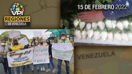 Noticias regiones de Venezuela - Martes 15 de Febrero