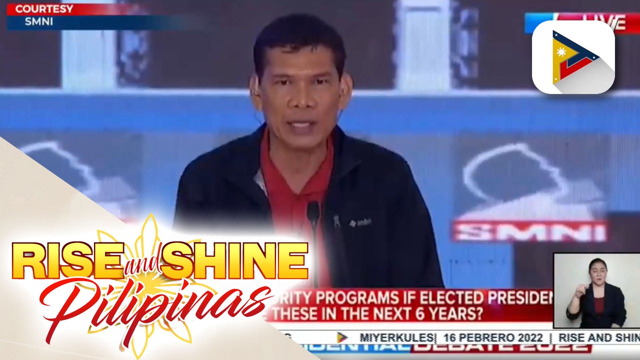 Ka Leody, muling iginiit na prayoridad ang mga magsasaka at mangingisda sa SMNI debates; De Guzman, nais ding magkaroon ng independent foreign policy