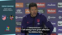 Simeone focused on Levante clash despite future talk