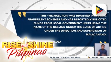 Palasyo, nagbabala vs. isang ‘Michael Roa’ na nagpapanggap na Chief of Staff