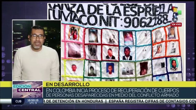 Colombia: Se inicia proceso de recuperación de cuerpos desaparecidos víctimas del conflicto armado