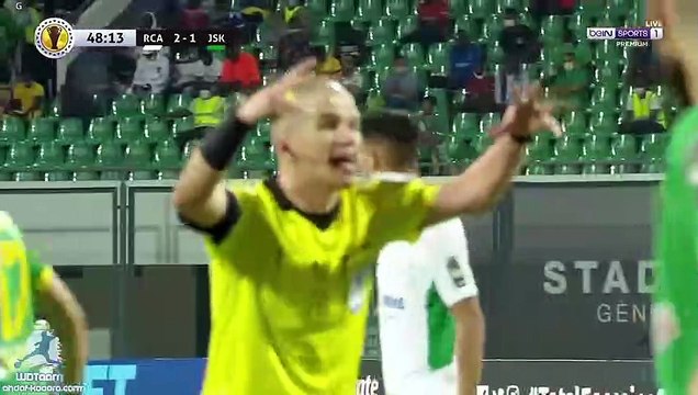الشوط الثاني مباراة الرجاء الرياضي و شبيبة القبائل 2-1 نهائي كاس الكاف 2021/2022