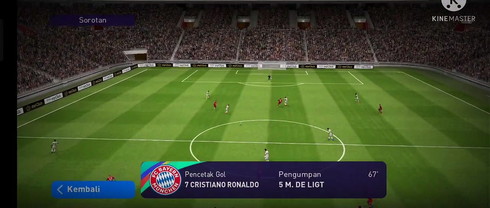 GOAL LONG SHOOT C. RONALDO #PES #PESMOBILE #PES2021 #EFOOTBALL #KONAMI