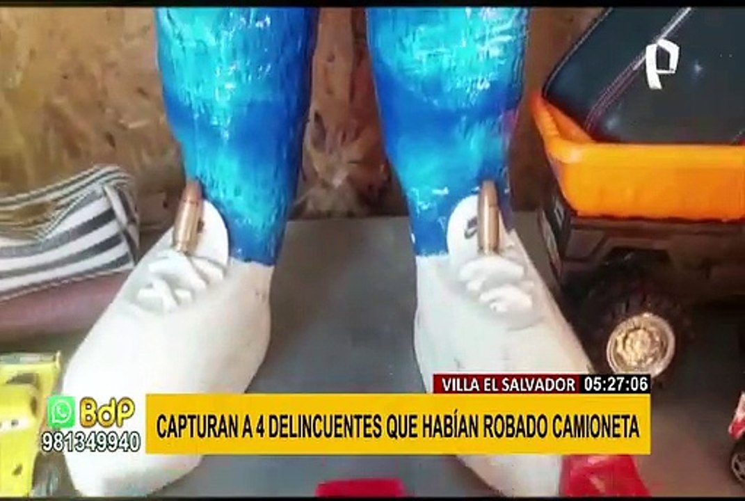 VES: capturan a delincuentes que habían robado lujosa camioneta dentro de un taller