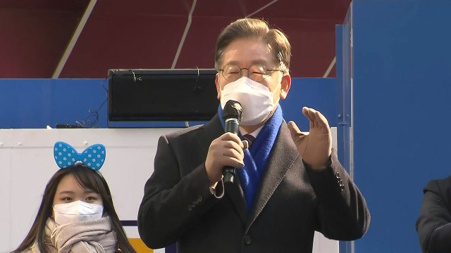 이재명, 강남역 '점심 인사' 유세…서울 표심 공략 / YTN