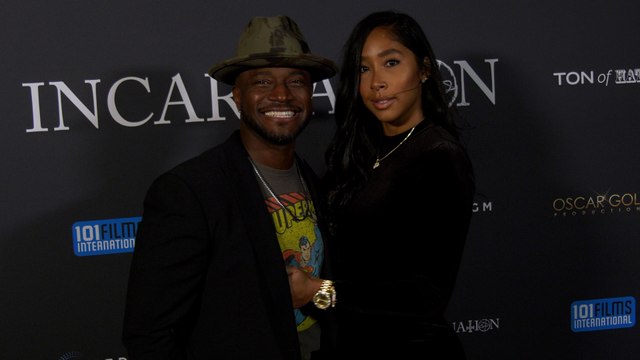 Taye Diggs, Apryl Jones Incarnation World Premiere Red Carpet Fashion