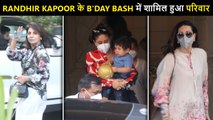 Kareena With Jeh, Neetu Singh, Karisma & Others Attend Randhir Kapoor's Birthday Bash