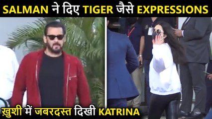 Salman Khan Spotted Just After Katrina Kaif | Ready To Resume Tiger 3 Shoot !!