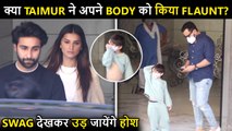 Taimur's SWAG Is Unbeatable, Flaunts His Body With Saif?Tara With BF Aadar At Randhir's B'day Party