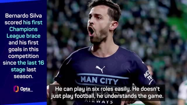 Guardiola enjoys exceptional Bernardo Silva goal in City rout